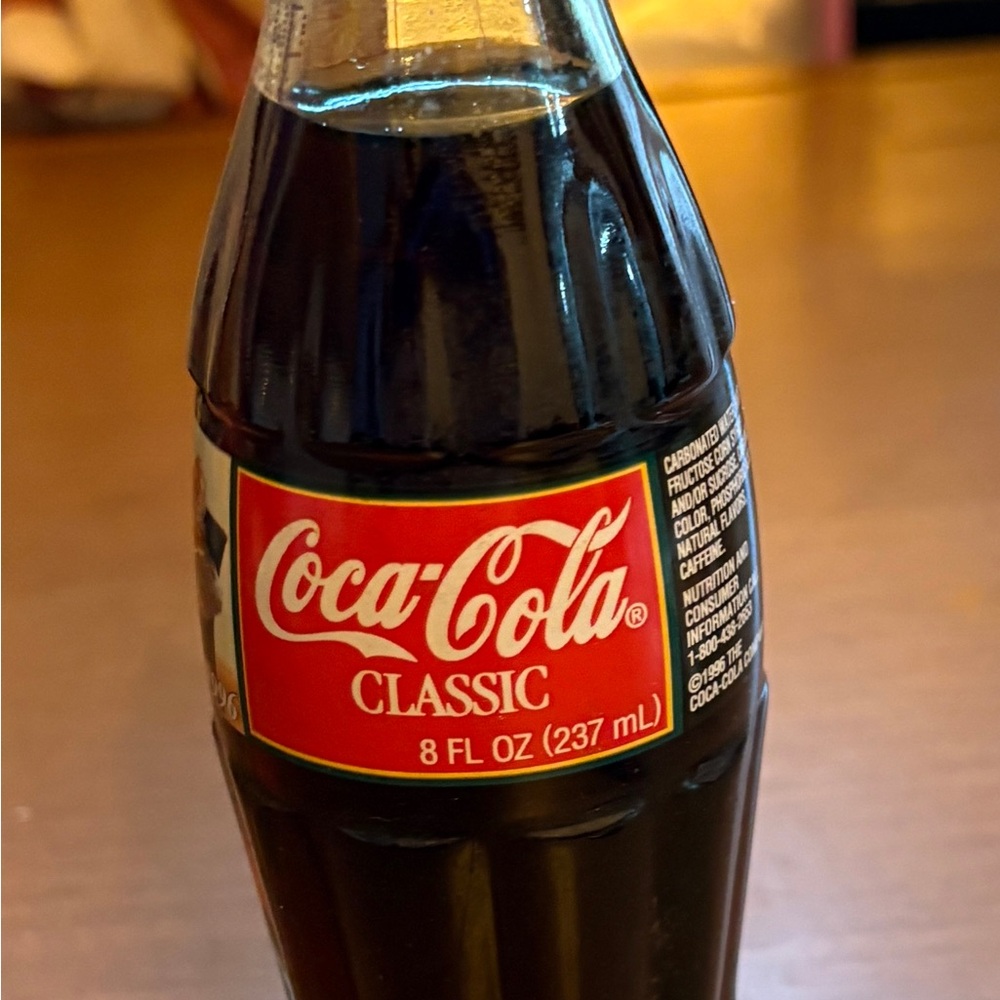Coca Cola‎ Coke Bottle Christmas Santa Holiday 1996 Vintage 8 Oz New Unopened